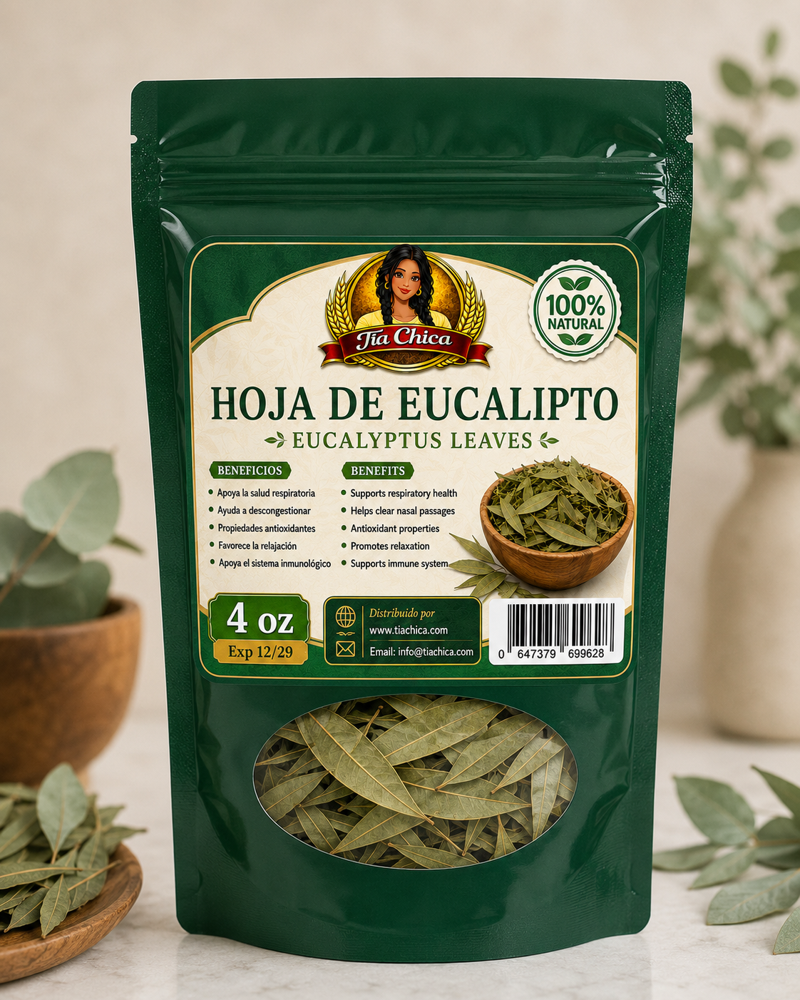 Hoja de Eucalipto 4oz